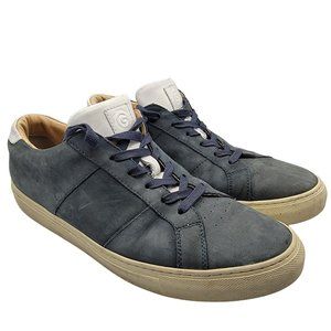 Greats Brooklyn Royale Italy 11 Navy Nubuck Leather Sneaker Casual Oxford Shoes